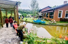 湖北远安：近郊“轻度假” 火爆乡村游