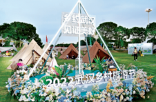 2022武汉乡村旅游节开幕 湖畔扎起帐篷，夏夜星空下放歌